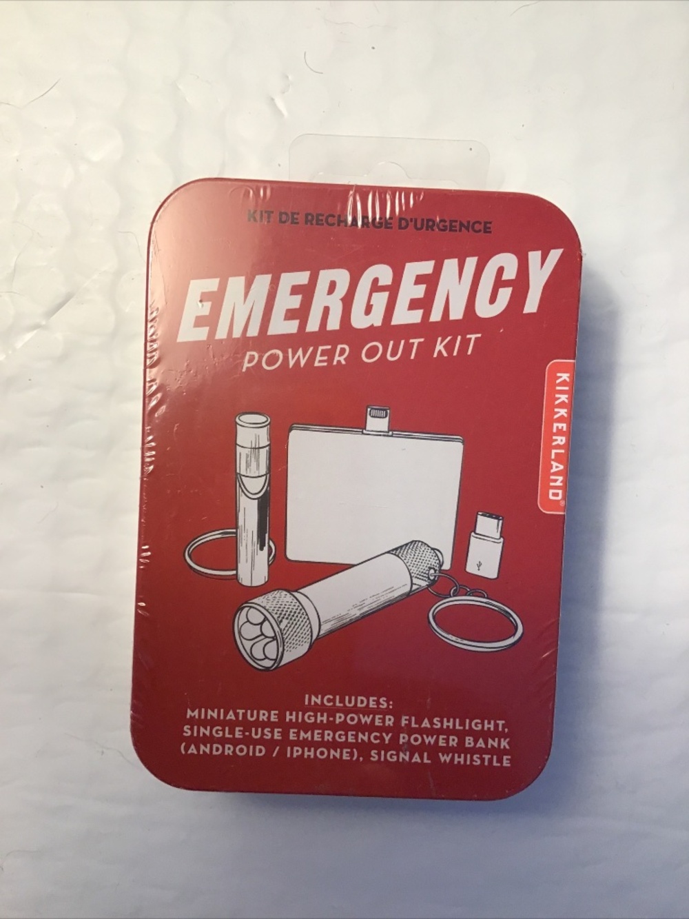 Kikkerland Emergency Power Out Kit